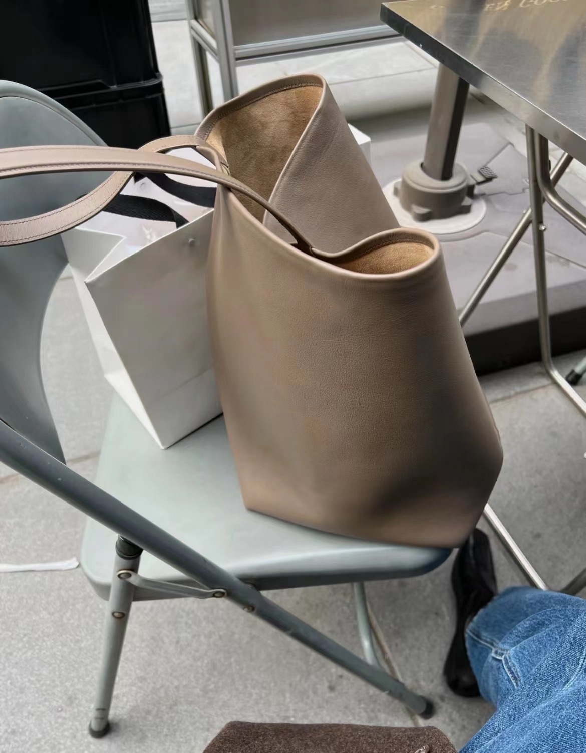 Cowhide Autumn Winter Bag: Dur - Tote Bag Beach ulasan dan harga