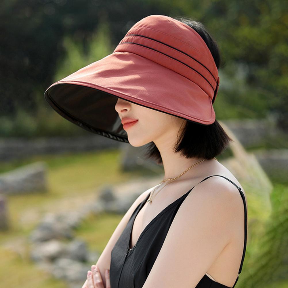 Women Sun Hat with Ponytail Ho - Hat Floppy Wide ulasan dan harga