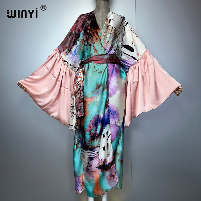WINYI Summer Kimono party dres - Cover Up Kaftan ulasan dan harga