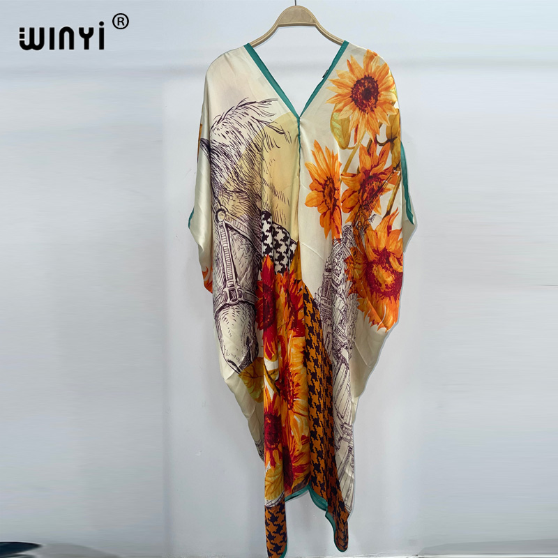 WINYI 2023 new Bohemian fashio - Cover Up Kaftan ulasan dan harga