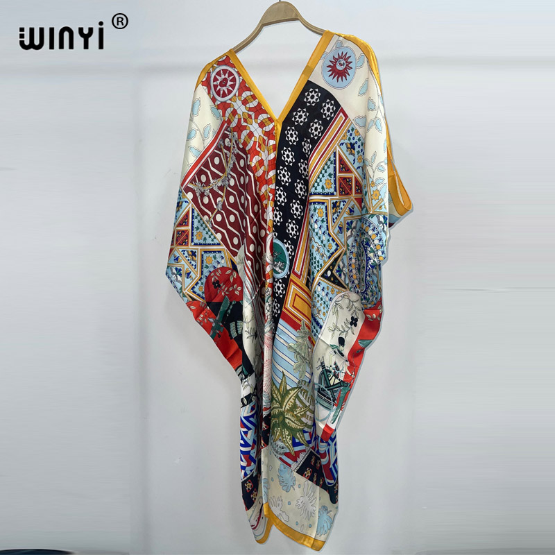WINYI 2023 new Bohemian fashio - Cover Up Kaftan ulasan dan harga