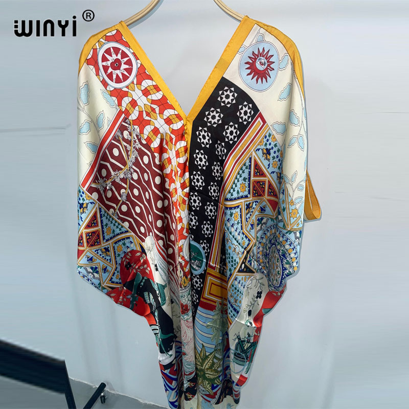 WINYI 2023 new Bohemian fashio - Cover Up Kaftan ulasan dan harga