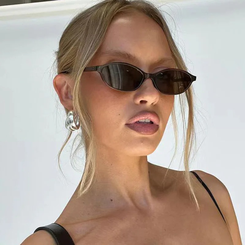 Retro Oval Frame Sunglasses Fa - Sunglasses Cat Eye ulasan dan harga