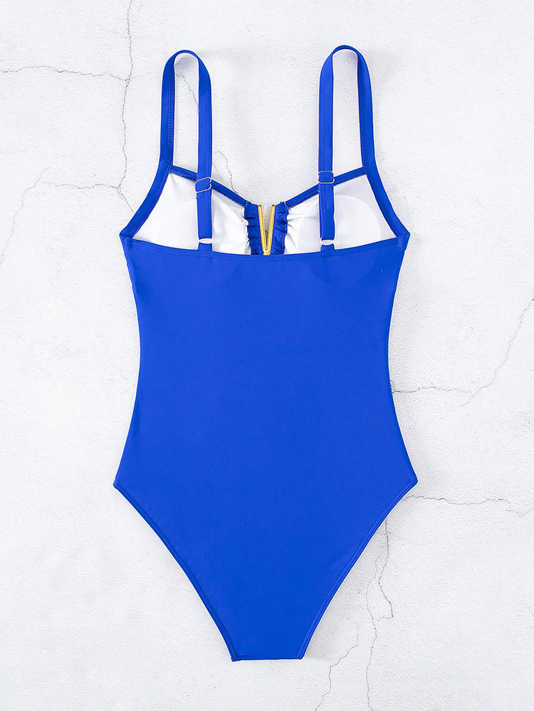 Cikini-Plain Ruched V Wire Swi - Swimsuit Bikini Ruched ulasan dan harga