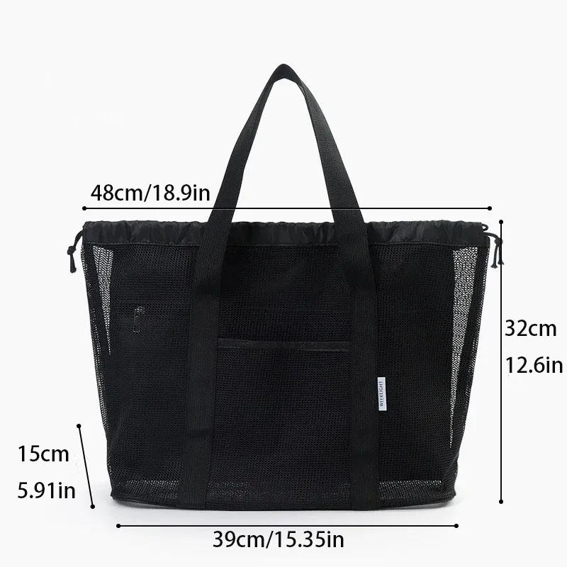 Large Capacity Beach Bag Drain - Tote Bag Beach ulasan dan harga