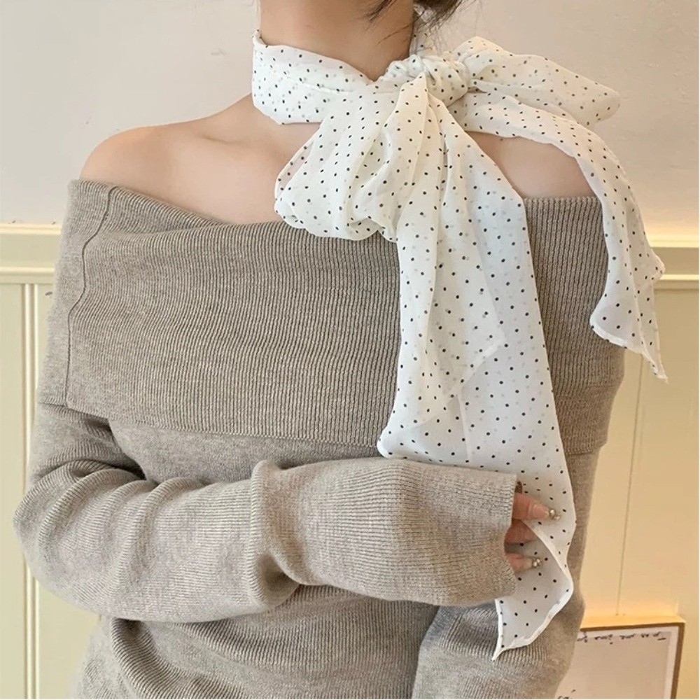 Fashion Headband Polka Dot Sca - Headband Summer Knit ulasan dan harga