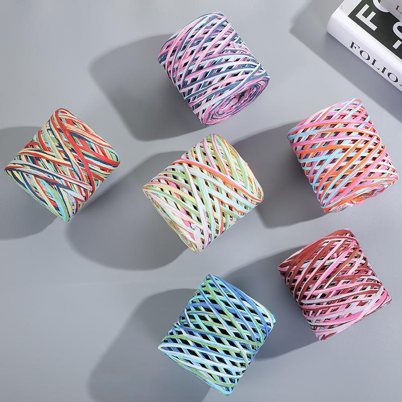 200M Raffia paper rope Straw Y - Crochet Bag Raffia ulasan dan harga
