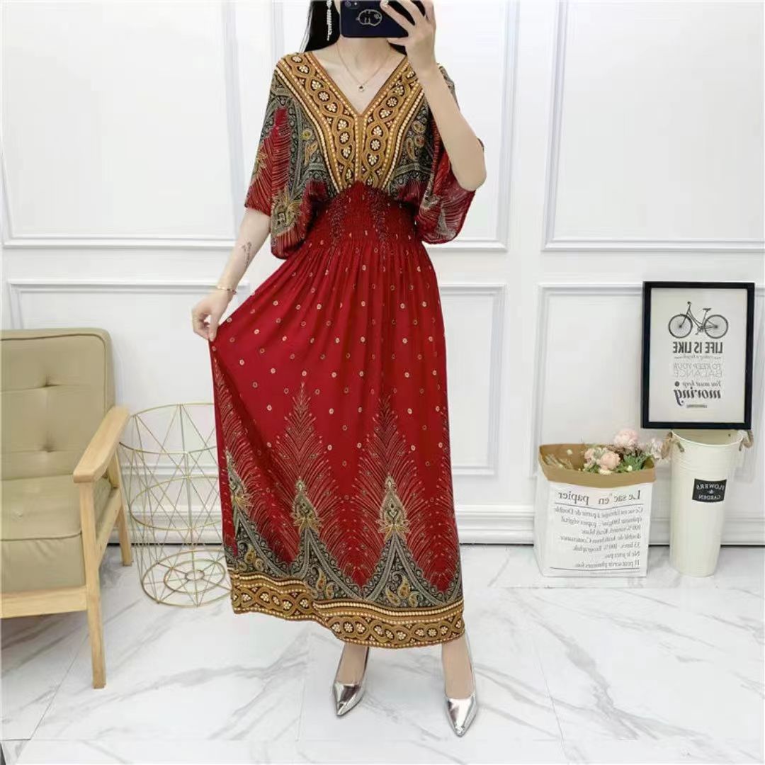 Bohemia Romantic Sweet Holiday - Midi Skirt Floral ulasan dan harga