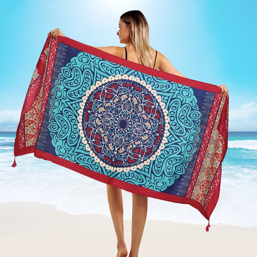 2018 New 90x180cm Twill cotton - Cover Up Kaftan ulasan dan harga