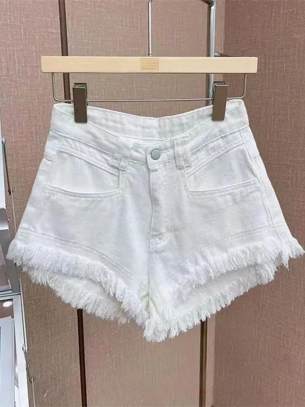 Casual Korean Style Frayed Hem - Shorts Denim Frayed ulasan dan harga