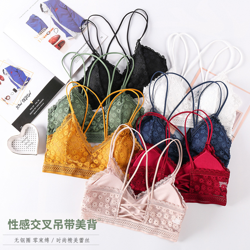 3D Sexy Lingerie Seamless Spor - Bralette Triangle Set ulasan dan harga
