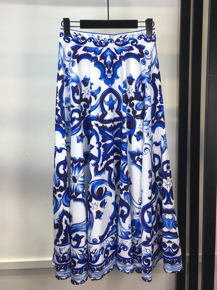 Summer Bohemain Blue And White - Romper Floral Print ulasan dan harga