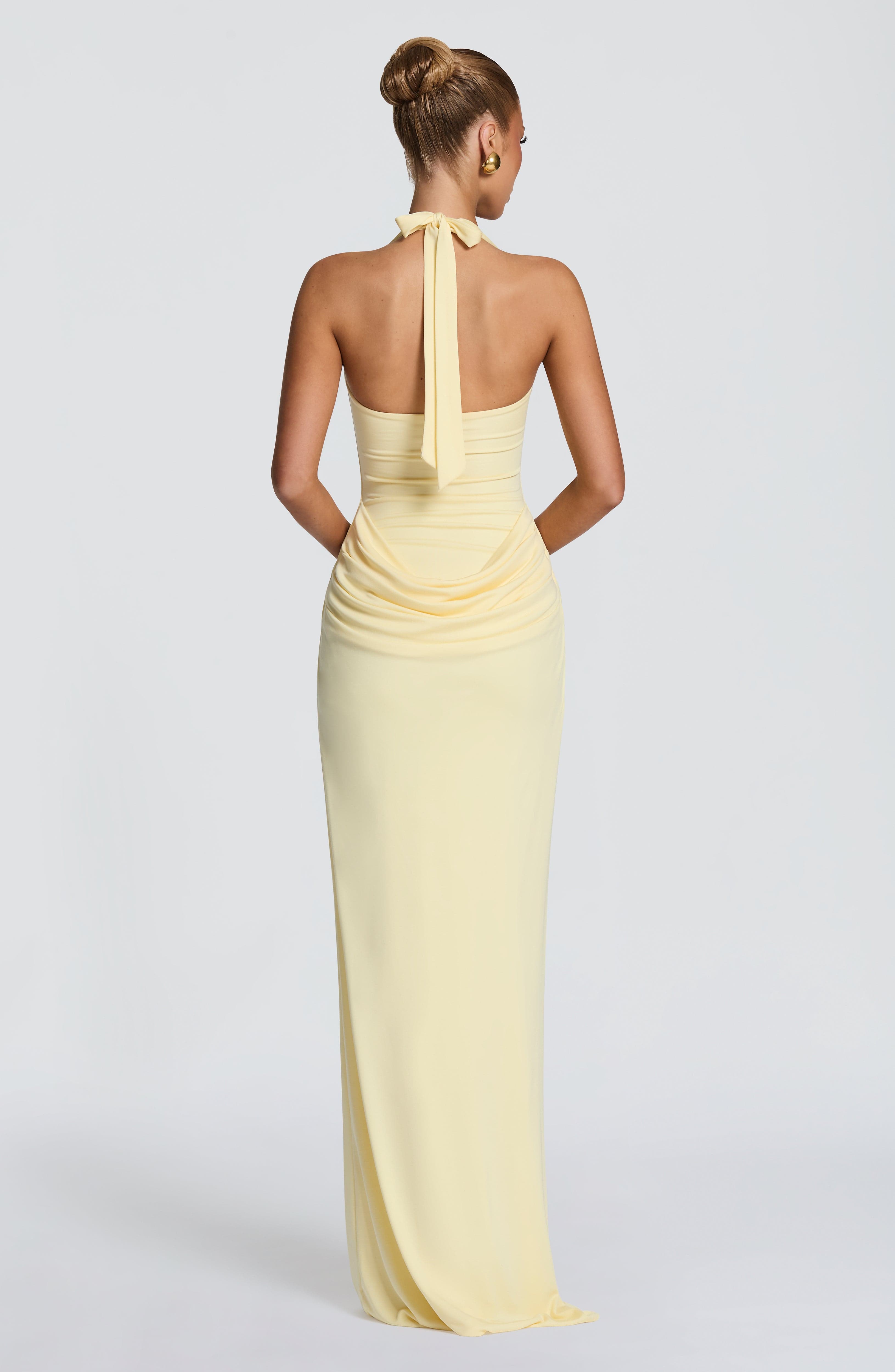 Halter Square Neck Maxi Dress  - Maxi Dress Halter ulasan dan harga