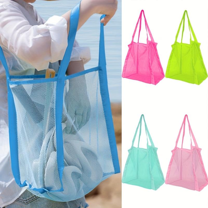 Multicolor Swimming Large Mesh - Tote Bag Beach ulasan dan harga